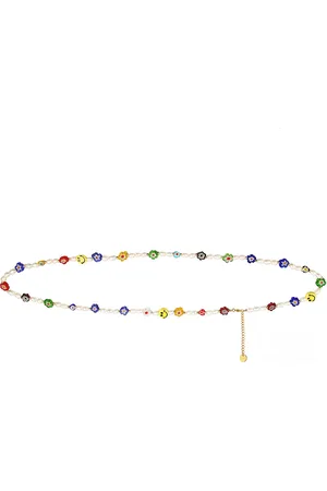 Sui Ava Good Vibes Belly Chain Patterned