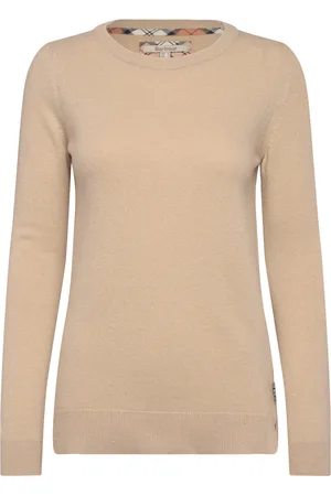 Barbour Pendle Crew Knit Beige
