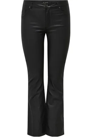 ONLY Carblush Mid Flared Coated Pnt Noos