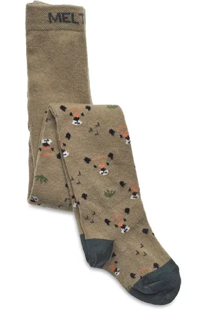 Melton Leo Jungle Tights Green