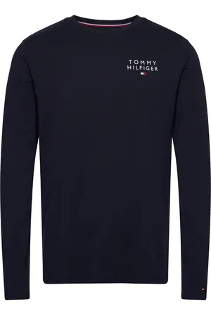 Tommy Hilfiger Ls Tee Logo Navy