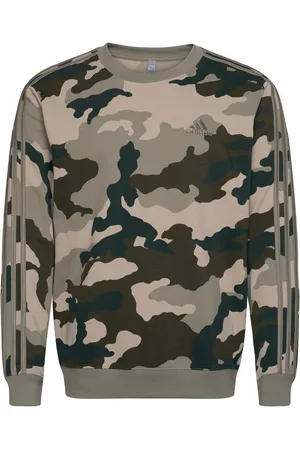 adidas Seasonal Essentials Camouflage Sweatshirt Khaki