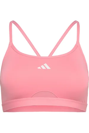 adidas Aeroreact Training 3Stripes Bra Pink