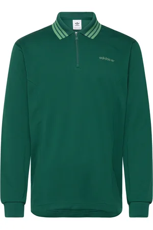 adidas Half-Zip Polo Green