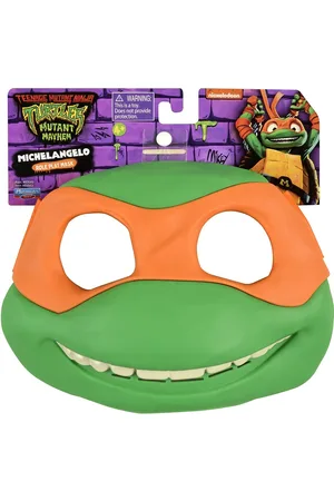 MAKI Turtles Mutant Mayhem Michelangelo Mask Patterned
