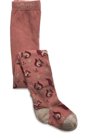 Melton Squirrel Tights Pink
