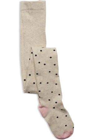 Lindex Tights Sg Cotton Knee Focus Beige