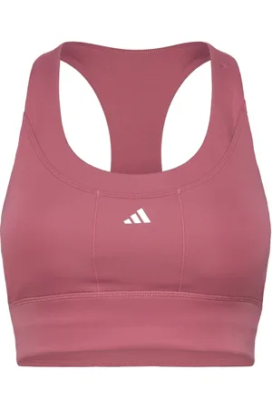adidas Run Pocket Medium Support Bra Pink