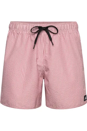 adidas Stripy Clx Swim Short Short Length Red