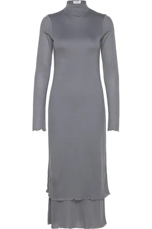 Filippa K Layered Frill Dress Grey