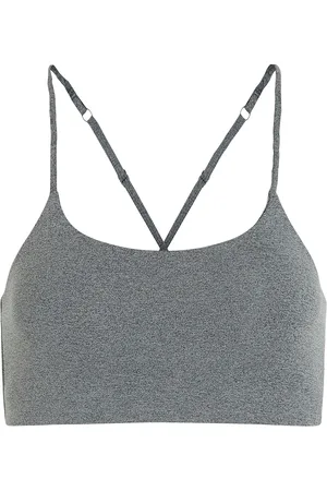 GIRLFRIEND COLLECTIVE Float Juliet Strappy Bra Grey