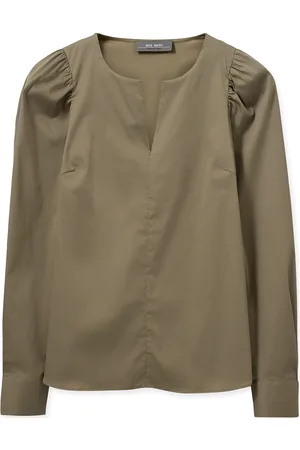Mos Mosh Mmgigi Slit Blouse Green