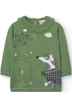 Boboli Knitwear Dress For Baby Girl -Bci