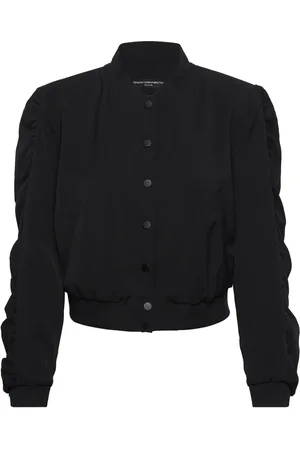 French Connection Harrie Suiting Bomber Jacket Black