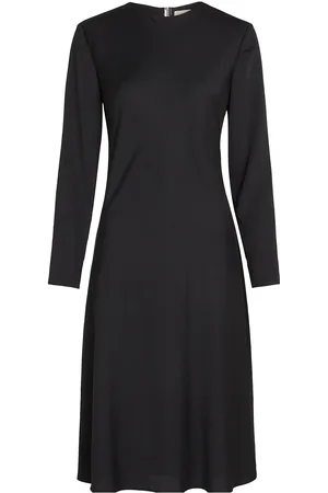 Calvin Klein Recycled Cdc Fit & Flare Dress Black