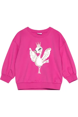 NAME IT Nmfvalona Ls Long Boxy Sweat Unb Pink