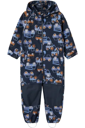 NAME IT Nmmalfa08 Softshell Suit Aop1 Fo Noos Navy