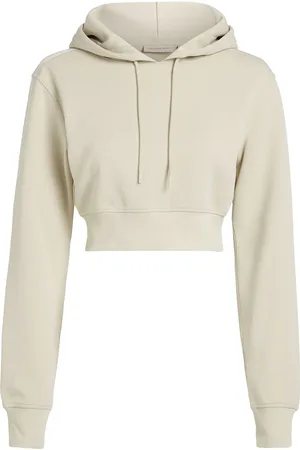 Calvin Klein Logo Elastic Hoodie Cream