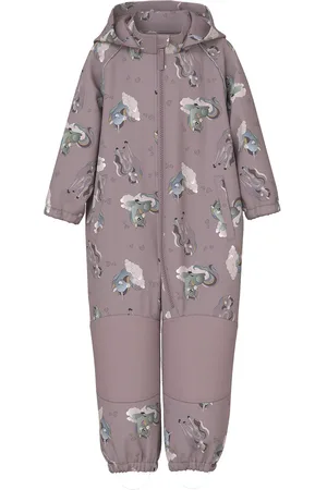 NAME IT Nmfalfa08 Softshell Suit Aop1 Fo Noos Pink