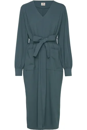 Mads Norgaard Recycled Sportina Gweneth Dress Blue