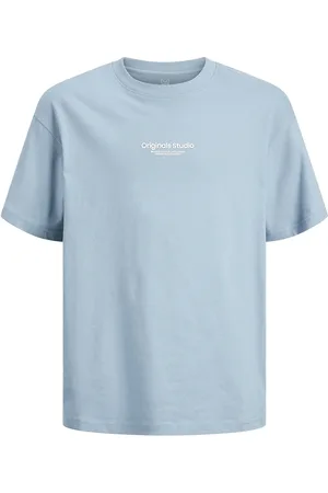 JACK & JONES Jorvesterbro Tee Ss Crew Neck Noos Jnr Blue Jack & J S