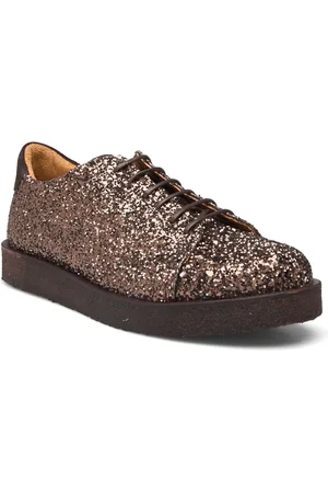 ANGULUS Shoes - Flat - With Lace Silver