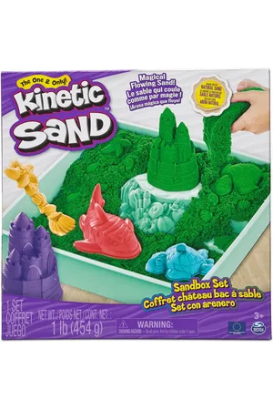 Kinetic Sandbox Set - Green Patterned