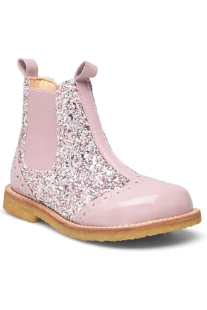 ANGULUS Booties - Flat - With Elastic Pink