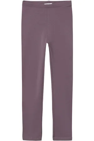 NAME IT Nkfdavina Solid Swe Legging Bru N Noos Purple