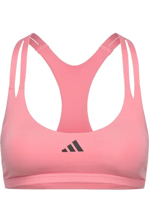adidas Aeroimpact Luxe Training Light Support Bra Pink