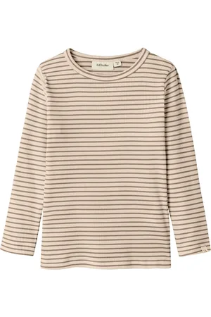 Lil Atelier Nmflake Ls Slim Top Lil Beige