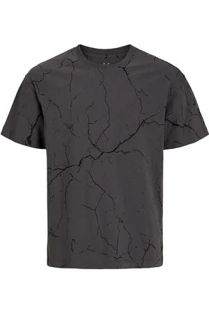 JACK & JONES Jjkey Loose Cotton Tee Ss Crew Ln Jnr Black Jack & J S