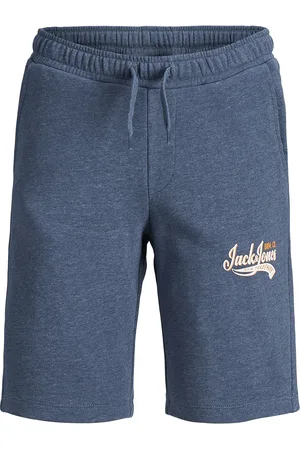 JACK & JONES Jpstlogo Sweat Shorts 2 Col Sn Gms Jnr Blue Jack & J S