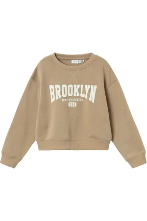 NAME IT Nkfniknaks Ls Short Rlx Sweat Bru Beige