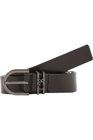 Calvin Klein Ck Loop Rnd Buckle Belt 2.5Cm Black