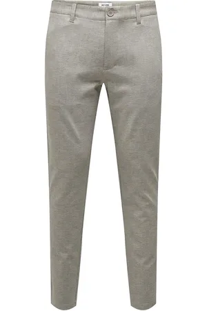 Only & Sons Onsmark Slim Check 020919 Pant Noos Grey
