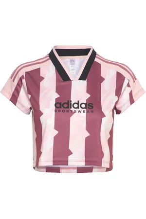 adidas Tiro Cut 3 Stripes Print Baby T-Shirt Pink