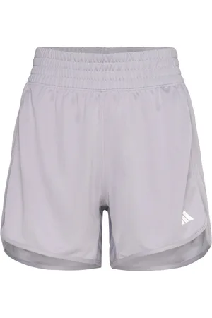 adidas Pacer Essentials Knit High Rise Short Grey