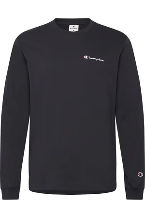 Champion Crewneck Long Sleeve T-Shirt Black