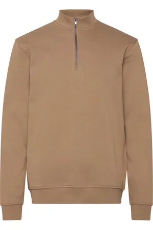 Only & Sons Onsconnor Reg 1/4 Zip Sweat Brown