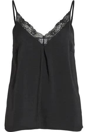 VILA Vicava V-Neck Lace Singlet- Noos