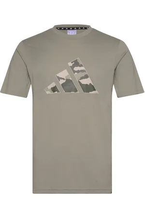 adidas Adidas Train Essentials Camo Graphic Logo T-Shirt Green