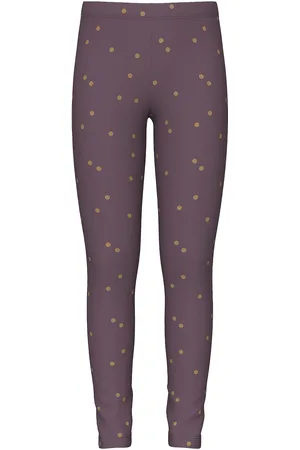 NAME IT Nkfvivian Glitter Legging Purple