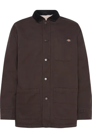 Dickies Duck High Pile Flce Line Chore Jckt Brown