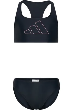 adidas Big Bars Bikini Girls Black