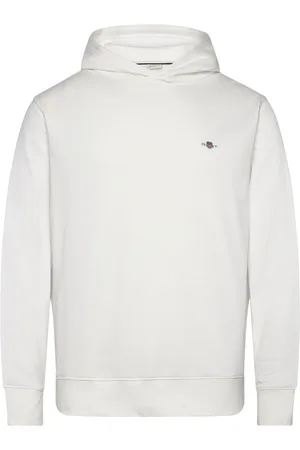 GANT Reg Emb Archive Shield Hoodie White