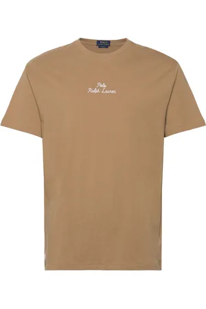 Ralph Lauren Classic Fit Logo Jersey T-Shirt Beige