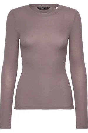 Triumph Beauty Layers Top Lsl Crew Neck Grey