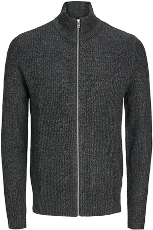 JACK & JONES Jjelewis Knit Cardigan Sn Grey Jack & J S