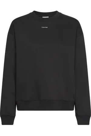 Calvin Klein Nano Logo Crew Neck Sweatshirt Black